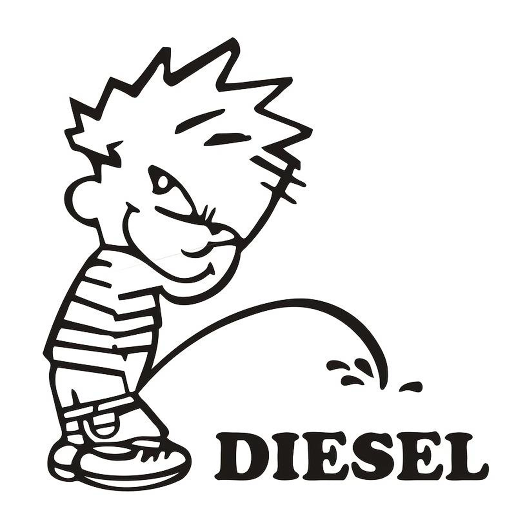 Sticker diesel Allset Printing Oradea