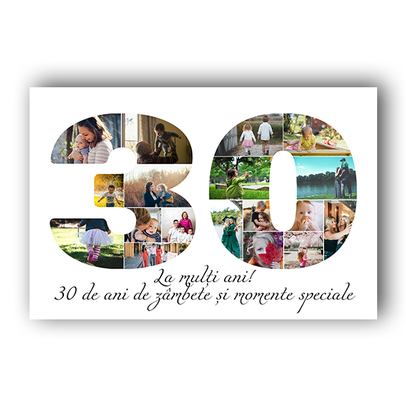 Tablou personalizat pentru aniversare Allset Printing Oradea